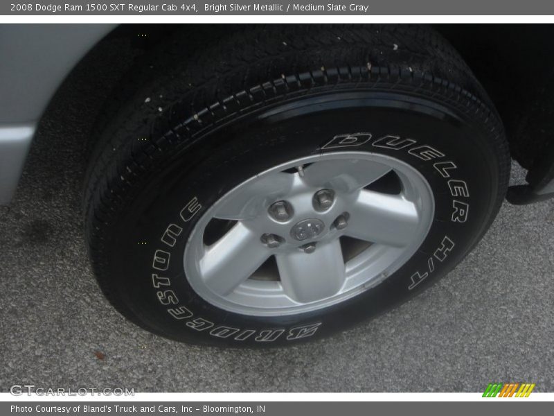 Bright Silver Metallic / Medium Slate Gray 2008 Dodge Ram 1500 SXT Regular Cab 4x4