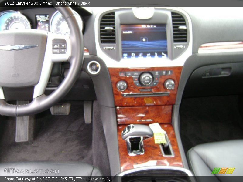 Bright White / Black 2012 Chrysler 300 Limited