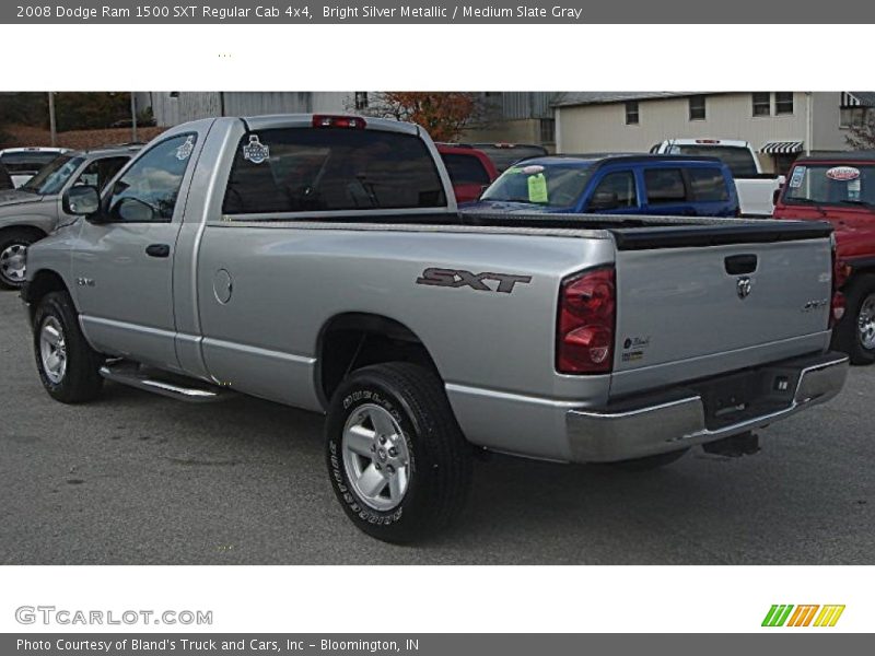 Bright Silver Metallic / Medium Slate Gray 2008 Dodge Ram 1500 SXT Regular Cab 4x4