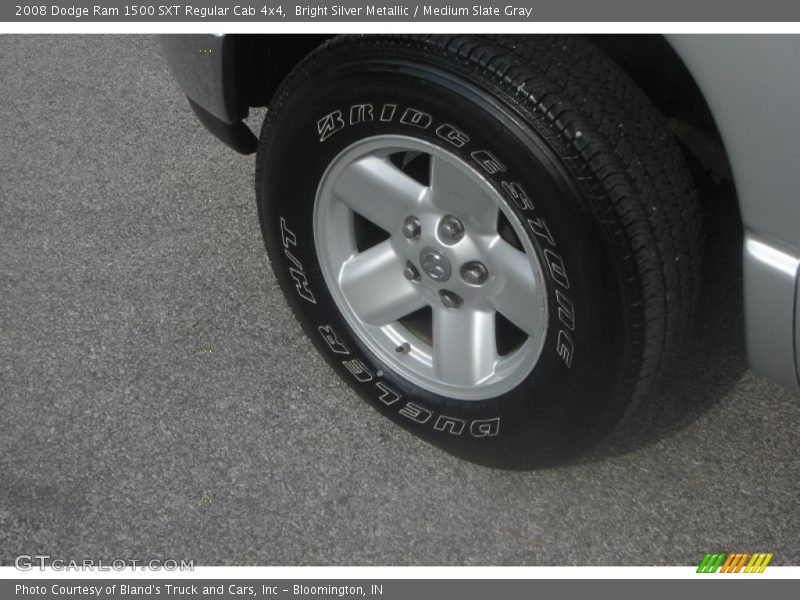 Bright Silver Metallic / Medium Slate Gray 2008 Dodge Ram 1500 SXT Regular Cab 4x4