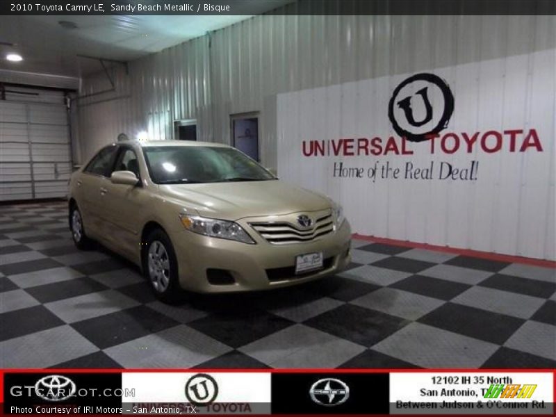 Sandy Beach Metallic / Bisque 2010 Toyota Camry LE
