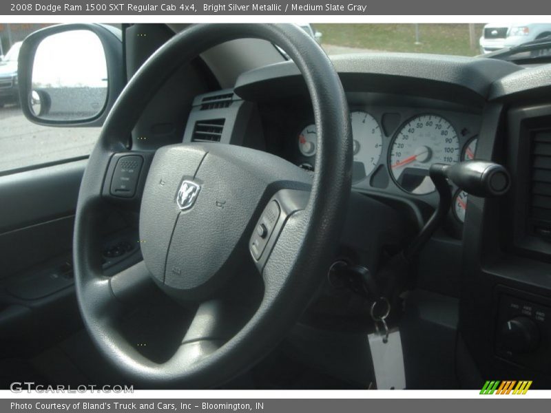 Bright Silver Metallic / Medium Slate Gray 2008 Dodge Ram 1500 SXT Regular Cab 4x4