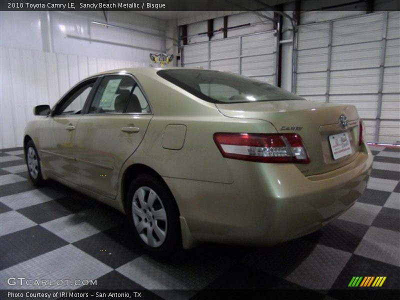 Sandy Beach Metallic / Bisque 2010 Toyota Camry LE