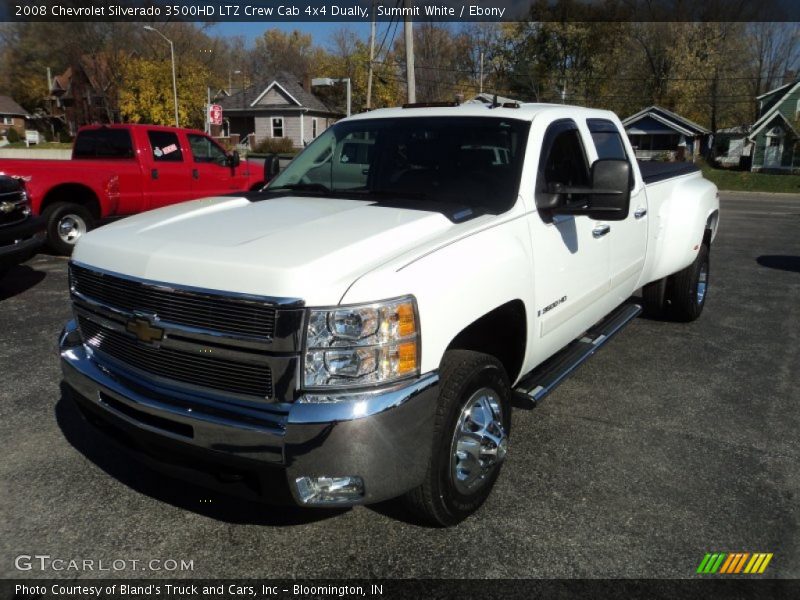 Summit White / Ebony 2008 Chevrolet Silverado 3500HD LTZ Crew Cab 4x4 Dually