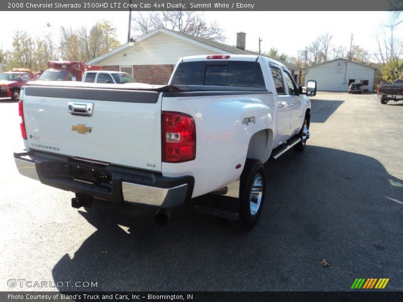 Summit White / Ebony 2008 Chevrolet Silverado 3500HD LTZ Crew Cab 4x4 Dually