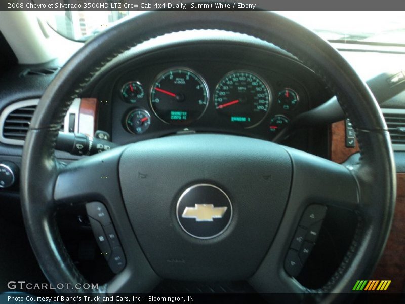 Summit White / Ebony 2008 Chevrolet Silverado 3500HD LTZ Crew Cab 4x4 Dually