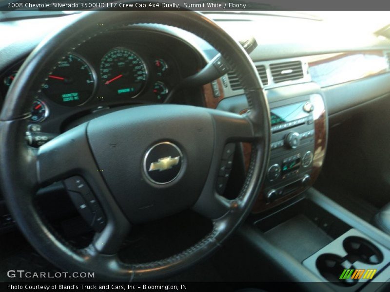 Summit White / Ebony 2008 Chevrolet Silverado 3500HD LTZ Crew Cab 4x4 Dually