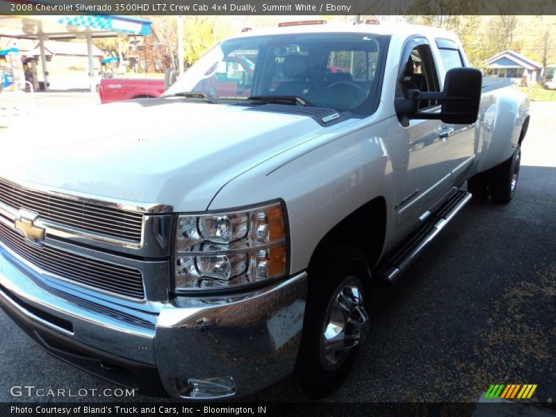 Summit White / Ebony 2008 Chevrolet Silverado 3500HD LTZ Crew Cab 4x4 Dually