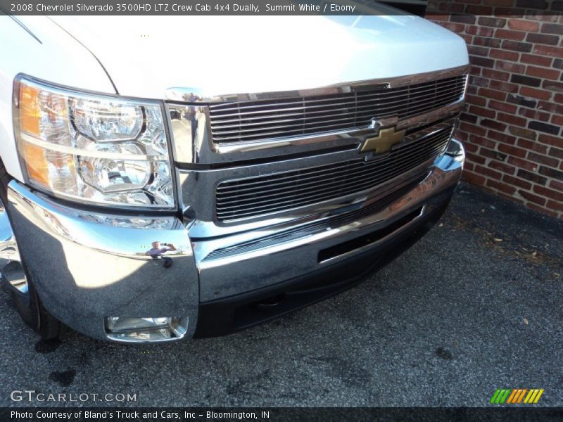 Summit White / Ebony 2008 Chevrolet Silverado 3500HD LTZ Crew Cab 4x4 Dually
