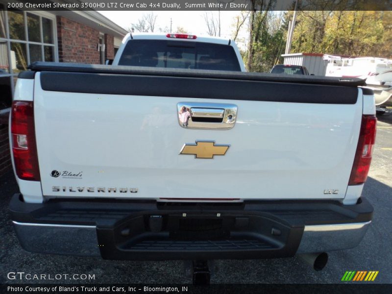Summit White / Ebony 2008 Chevrolet Silverado 3500HD LTZ Crew Cab 4x4 Dually