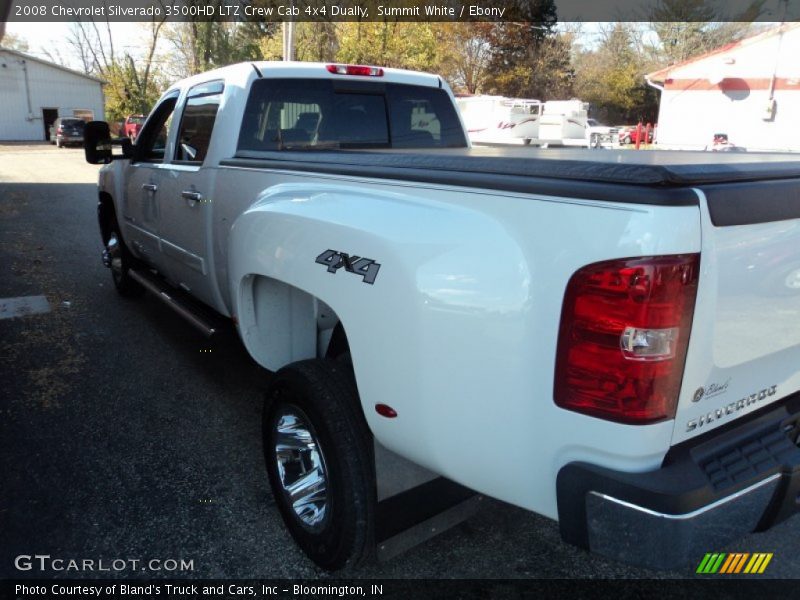 Summit White / Ebony 2008 Chevrolet Silverado 3500HD LTZ Crew Cab 4x4 Dually