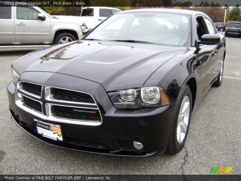 Pitch Black / Black 2012 Dodge Charger SXT