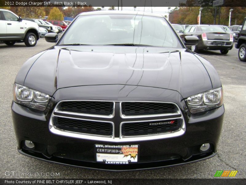 Pitch Black / Black 2012 Dodge Charger SXT