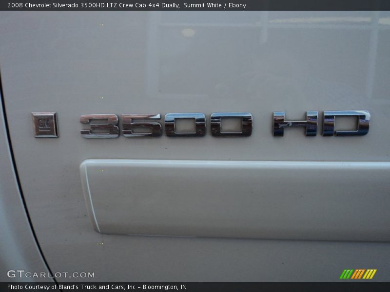 Summit White / Ebony 2008 Chevrolet Silverado 3500HD LTZ Crew Cab 4x4 Dually