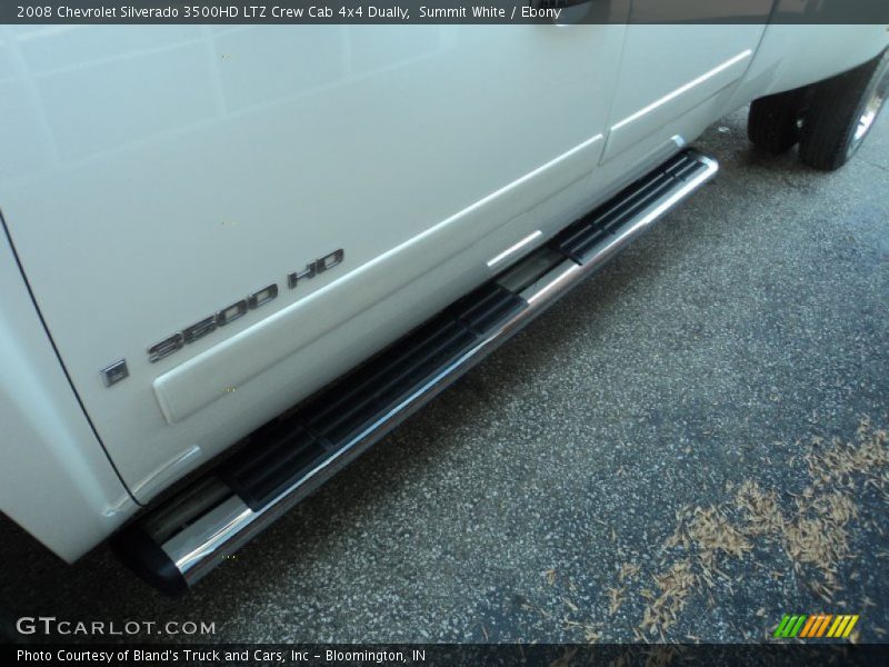 Summit White / Ebony 2008 Chevrolet Silverado 3500HD LTZ Crew Cab 4x4 Dually