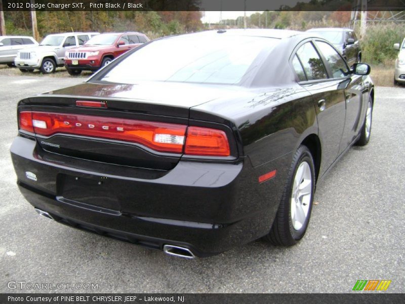 Pitch Black / Black 2012 Dodge Charger SXT