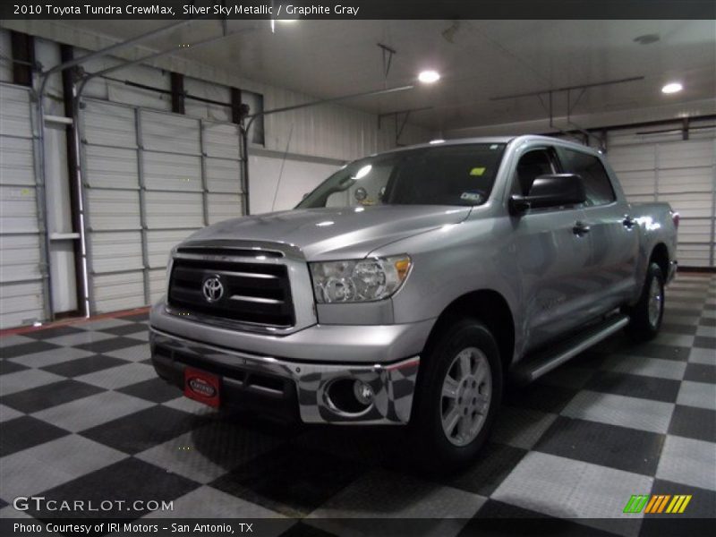 Silver Sky Metallic / Graphite Gray 2010 Toyota Tundra CrewMax