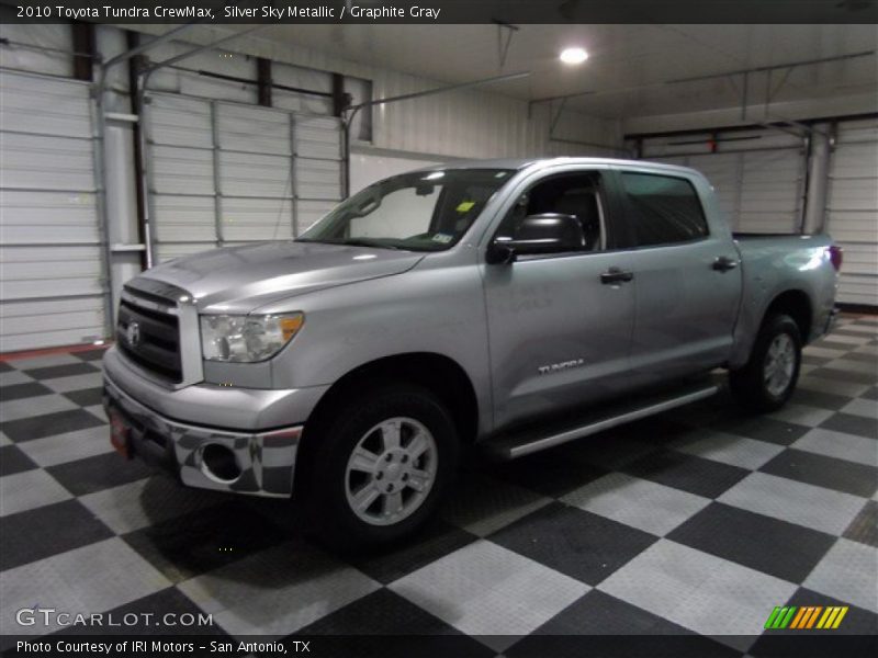 Silver Sky Metallic / Graphite Gray 2010 Toyota Tundra CrewMax