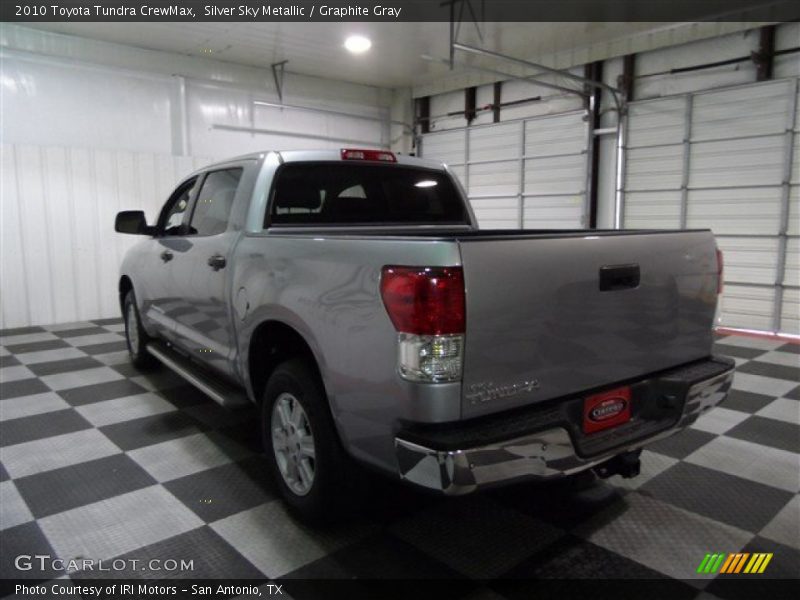 Silver Sky Metallic / Graphite Gray 2010 Toyota Tundra CrewMax