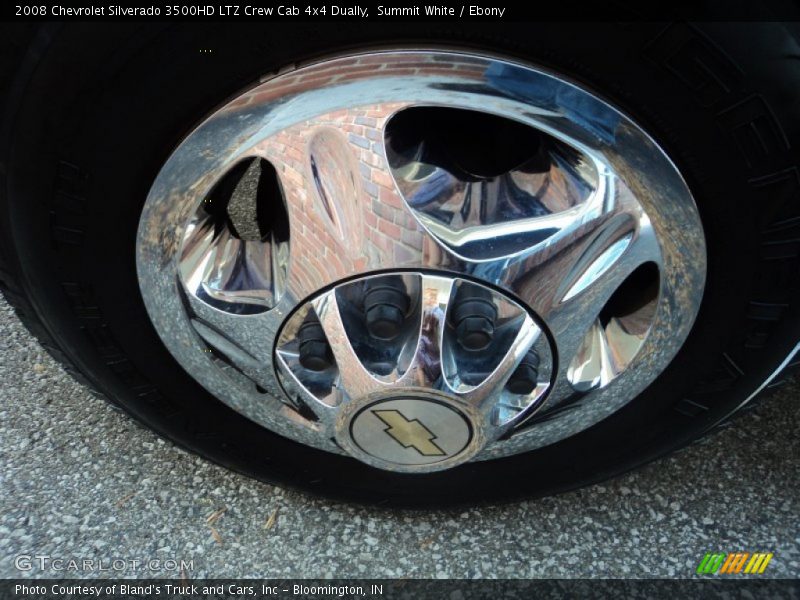 Summit White / Ebony 2008 Chevrolet Silverado 3500HD LTZ Crew Cab 4x4 Dually