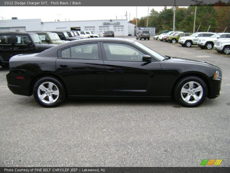 Pitch Black / Black 2012 Dodge Charger SXT