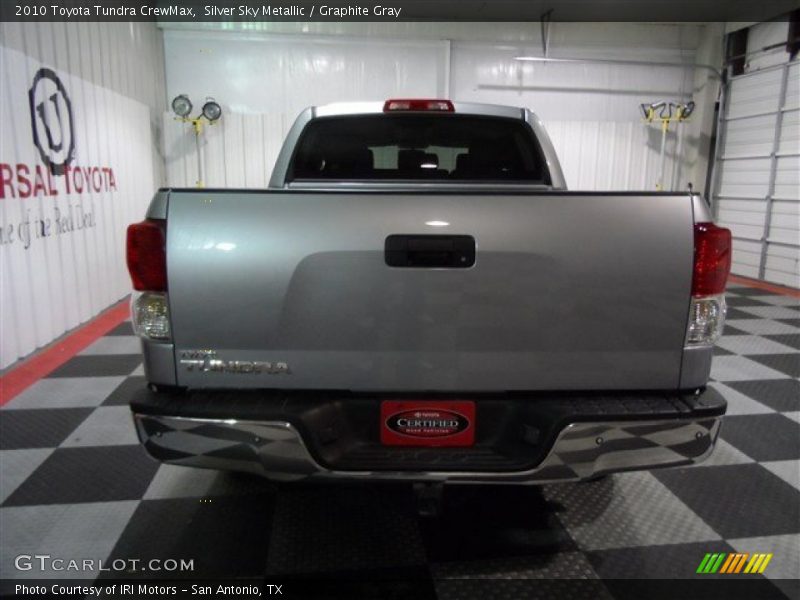 Silver Sky Metallic / Graphite Gray 2010 Toyota Tundra CrewMax