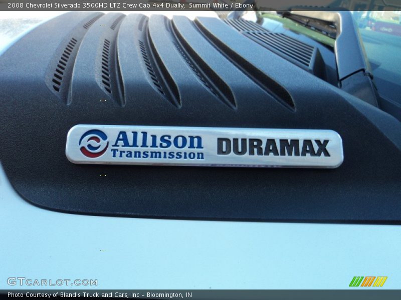 Summit White / Ebony 2008 Chevrolet Silverado 3500HD LTZ Crew Cab 4x4 Dually
