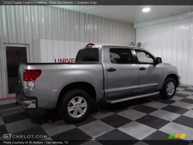 Silver Sky Metallic / Graphite Gray 2010 Toyota Tundra CrewMax