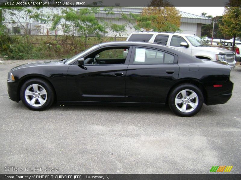 Pitch Black / Black 2012 Dodge Charger SXT