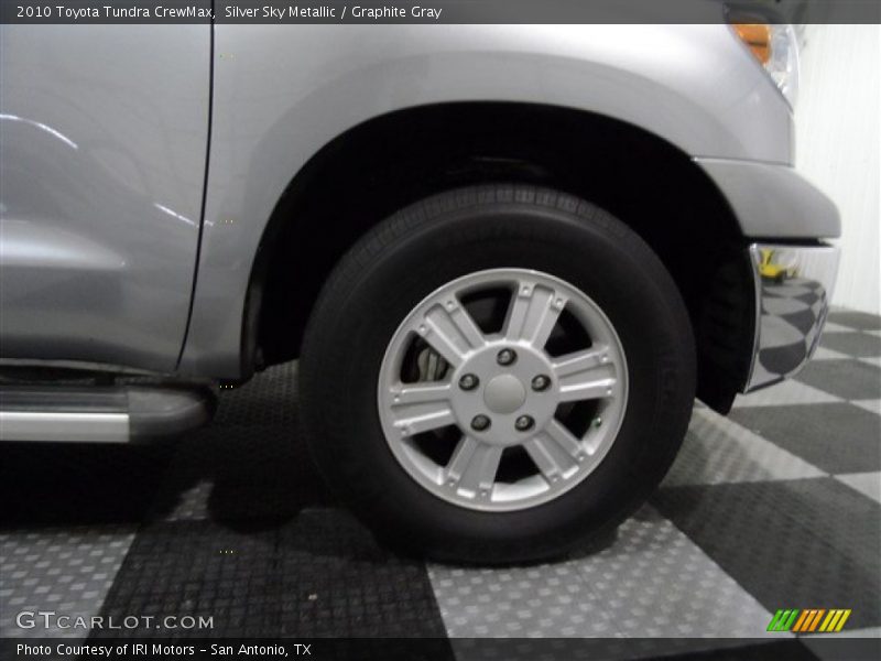 Silver Sky Metallic / Graphite Gray 2010 Toyota Tundra CrewMax