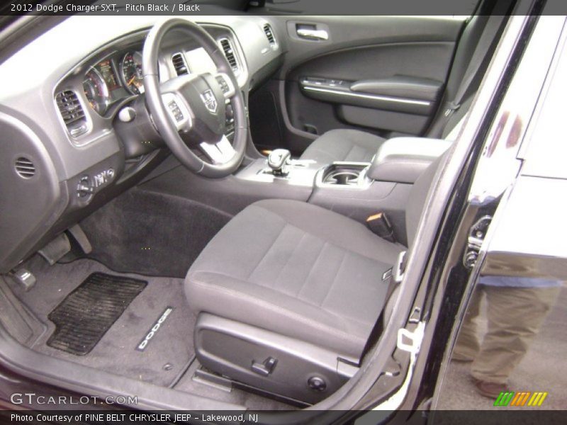 Pitch Black / Black 2012 Dodge Charger SXT