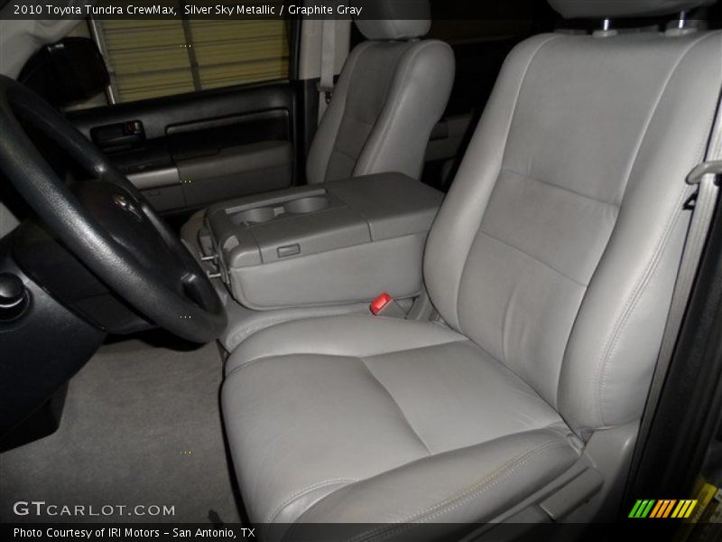 Silver Sky Metallic / Graphite Gray 2010 Toyota Tundra CrewMax