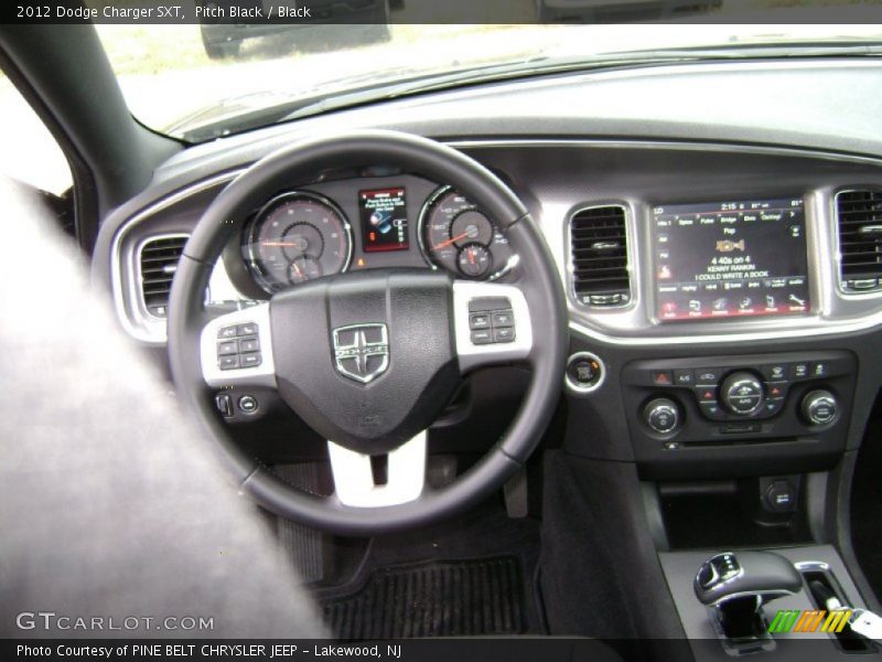Pitch Black / Black 2012 Dodge Charger SXT