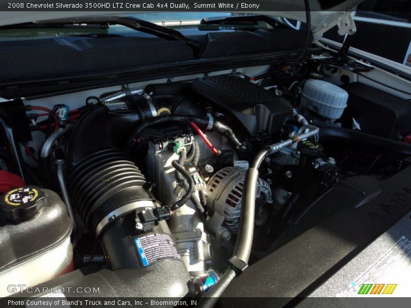 Summit White / Ebony 2008 Chevrolet Silverado 3500HD LTZ Crew Cab 4x4 Dually