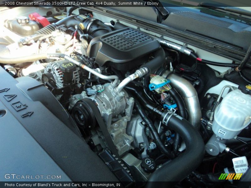 Summit White / Ebony 2008 Chevrolet Silverado 3500HD LTZ Crew Cab 4x4 Dually