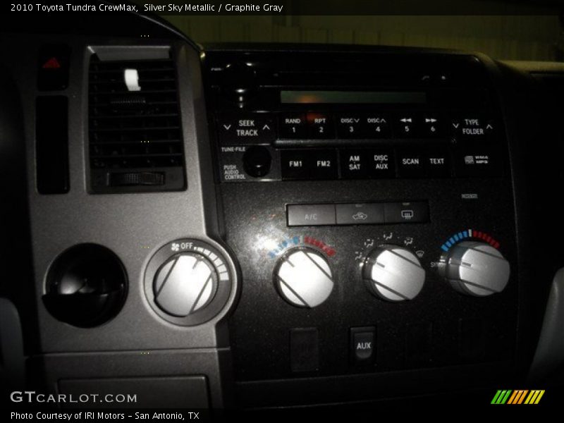 Silver Sky Metallic / Graphite Gray 2010 Toyota Tundra CrewMax
