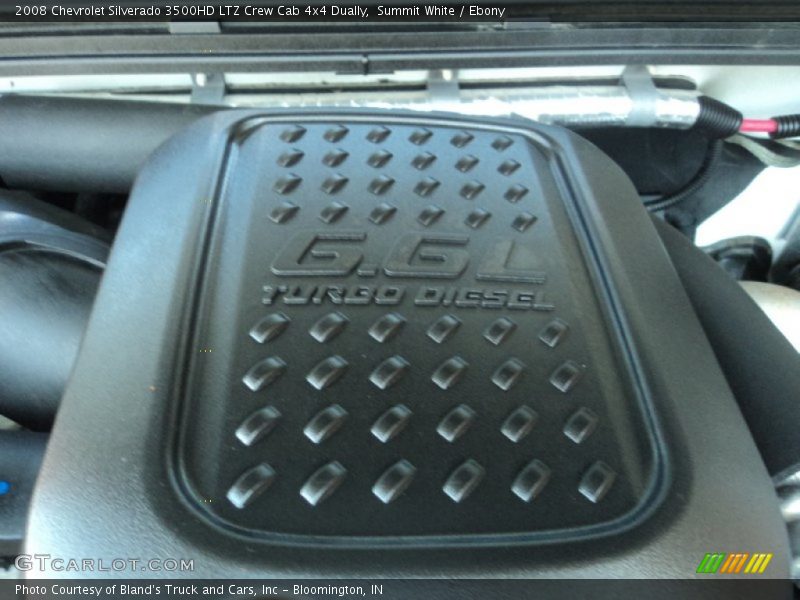 Summit White / Ebony 2008 Chevrolet Silverado 3500HD LTZ Crew Cab 4x4 Dually