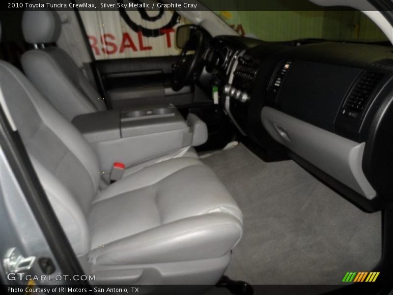 Silver Sky Metallic / Graphite Gray 2010 Toyota Tundra CrewMax