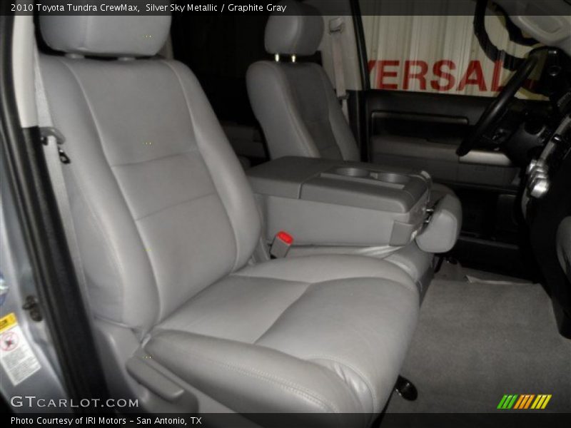 Silver Sky Metallic / Graphite Gray 2010 Toyota Tundra CrewMax