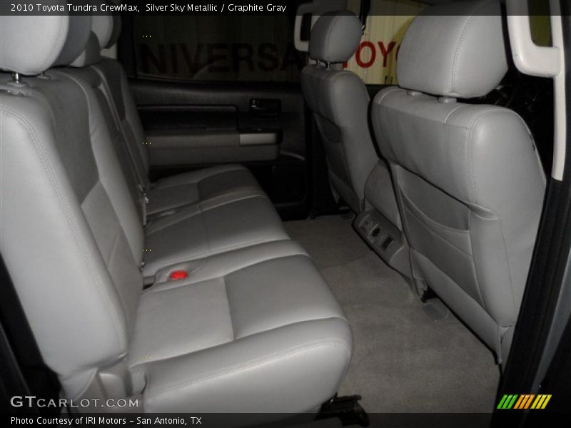 Silver Sky Metallic / Graphite Gray 2010 Toyota Tundra CrewMax