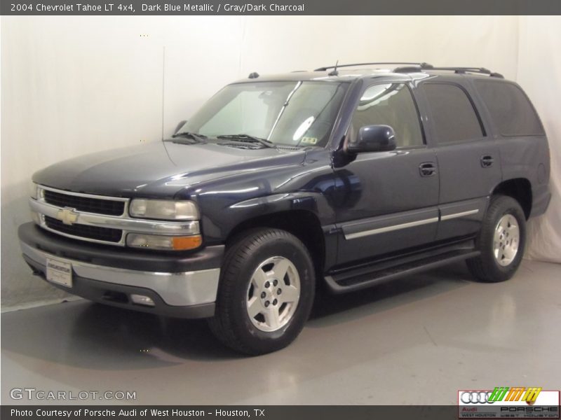Dark Blue Metallic / Gray/Dark Charcoal 2004 Chevrolet Tahoe LT 4x4