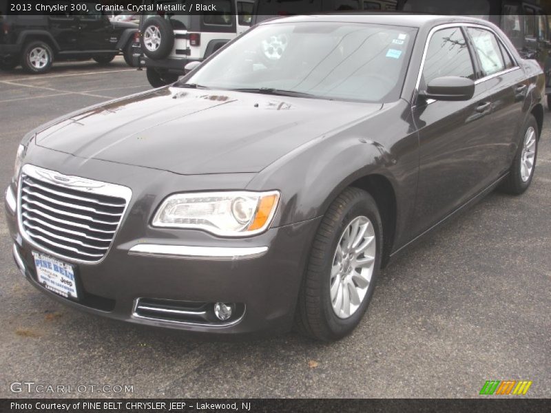 Granite Crystal Metallic / Black 2013 Chrysler 300