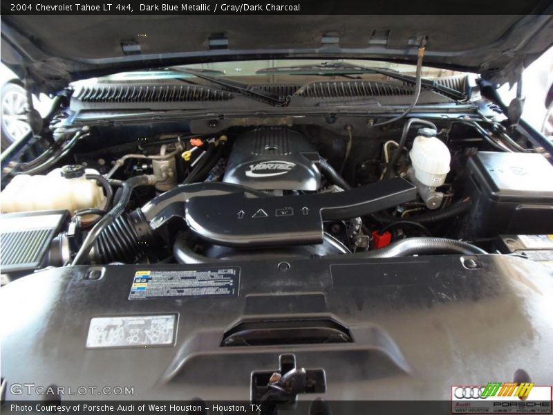 Dark Blue Metallic / Gray/Dark Charcoal 2004 Chevrolet Tahoe LT 4x4