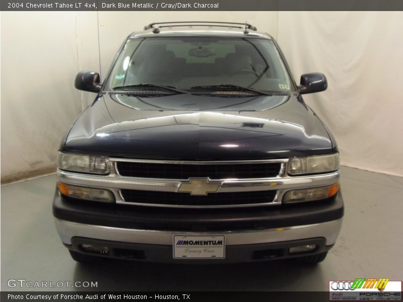 Dark Blue Metallic / Gray/Dark Charcoal 2004 Chevrolet Tahoe LT 4x4