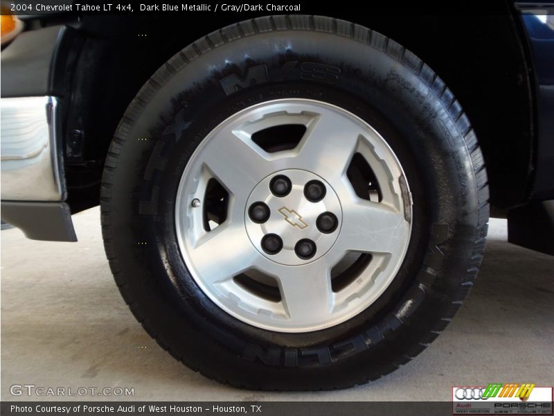 Dark Blue Metallic / Gray/Dark Charcoal 2004 Chevrolet Tahoe LT 4x4