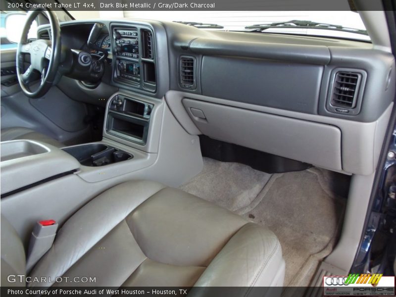 Dark Blue Metallic / Gray/Dark Charcoal 2004 Chevrolet Tahoe LT 4x4