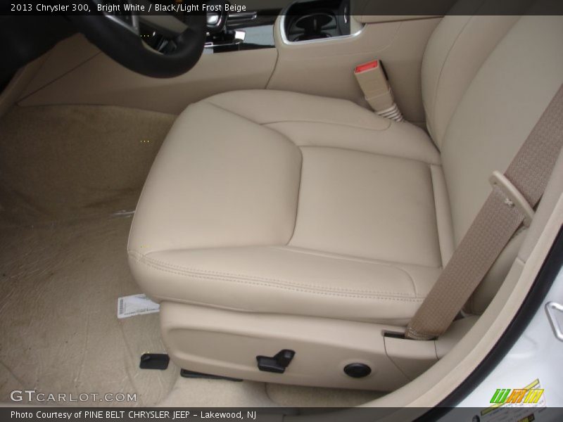 Bright White / Black/Light Frost Beige 2013 Chrysler 300