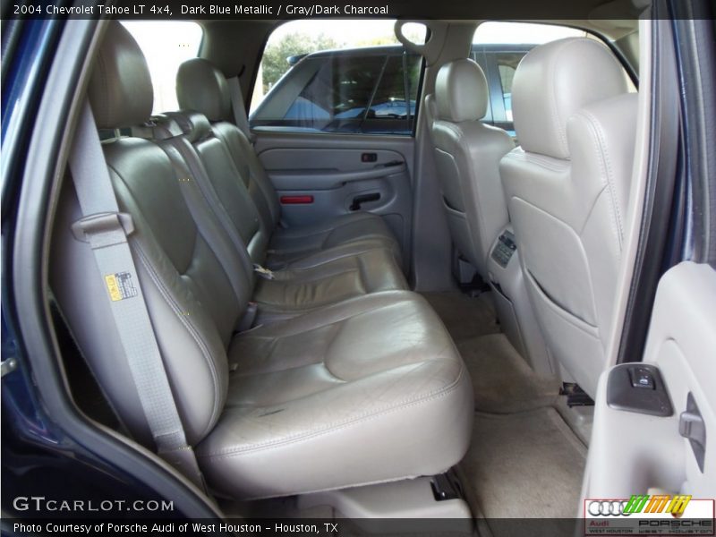 Dark Blue Metallic / Gray/Dark Charcoal 2004 Chevrolet Tahoe LT 4x4