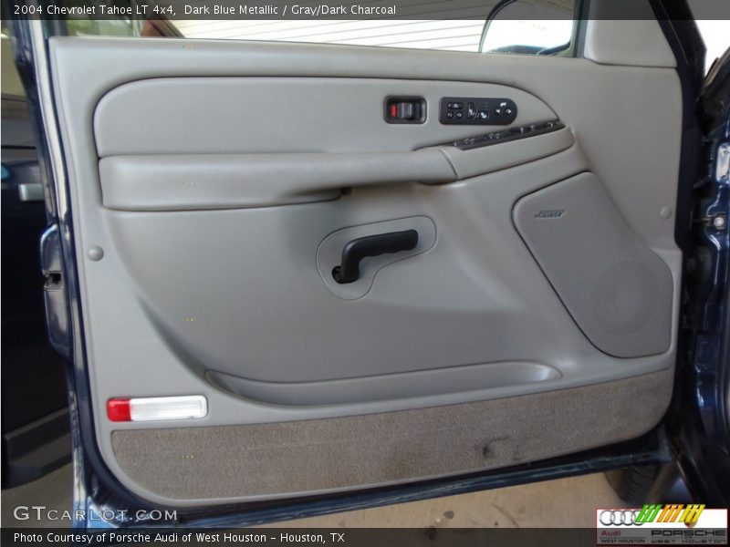 Dark Blue Metallic / Gray/Dark Charcoal 2004 Chevrolet Tahoe LT 4x4