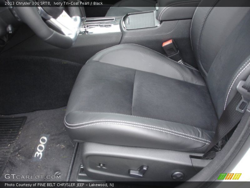 Ivory Tri-Coat Pearl / Black 2013 Chrysler 300 SRT8